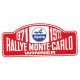 ALPINE Rally Monte Carlo  laminated decal