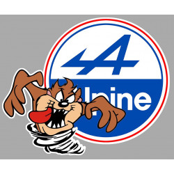 ALPINE TAZ droit Sticker vinyle laminé