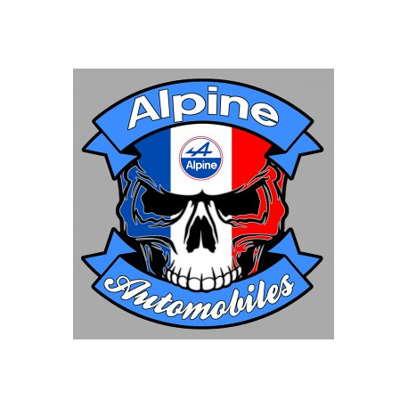ALPINE Skull vinyle laminé