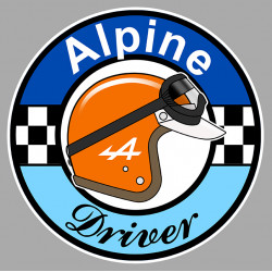 ALPINE Driver Sticker laminated decal