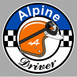 ALPINE Driver Sticker laminated decal
