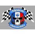 ALPINE Skull Flags vinyle laminé