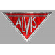 ALVIS " vieilli "  Sticker vinyle laminé