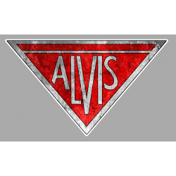 ALVIS " vieilli "  Sticker vinyle laminé