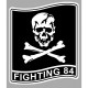 USS ROOSEVELT FIGHTING 84 laminated decal