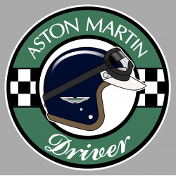 ASTON MARTIN Driver Sticker  vinyle laminé