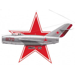 MIG 15 USSR sticker
