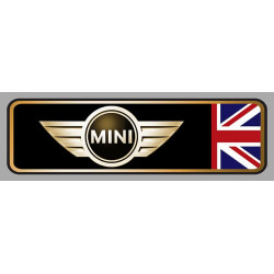 AUSTIN MINI Racing  droit Sticker vinyle laminé