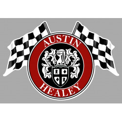 AUSTIN HEALEY Flags  Sticker  vinyle laminé