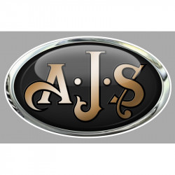 AJS  right laminated decal