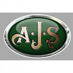 AJS  laminated decal