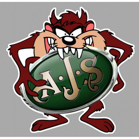 AJS  TAZ laminated decal