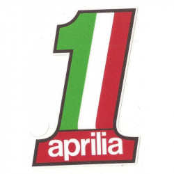 APRILIA Number one Sticker vinyle laminé