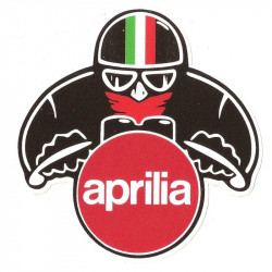 APRILIA Biker  Sticker  vinyle laminé