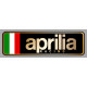 APRILIA Racing gauche Sticker  vinyle laminé