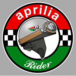 APRILIA RIDER Sticker vinyle laminé