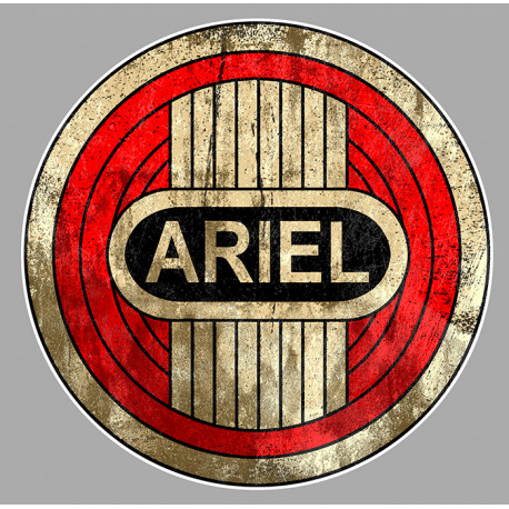 ARIEL " trash "  laminated decal