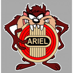 ARIEL TAZ laminated decal