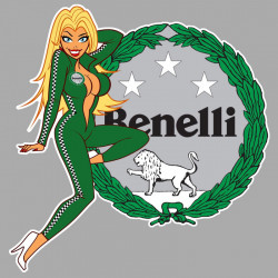 BENELLI Right Pin Up laminated decal