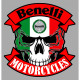 BENELLI Skull  Sticker  vinyle laminé