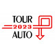 TOUR AUTO 2023  laminated decal