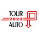 TOUR AUTO 2023  Sticker vinyle laminé