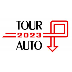 TOUR AUTO 2023  Sticker vinyle laminé