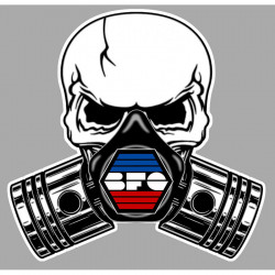 BFG Pistons Skull laminated decal