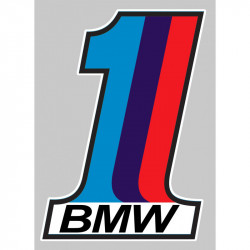 BMW  Number one Sticker vinyle laminé