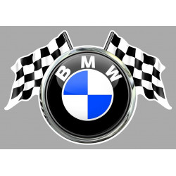 BMW  Flags Sticker vinyle laminé Trompe-l'oeil
