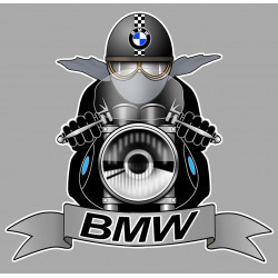 BMW Motard Sticker vinyle laminé