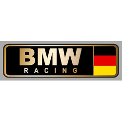 BMW Racing Sticker droit vinyle laminé