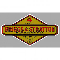 BRIGGS & STRATTON  laminated decal
