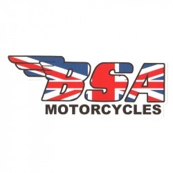 BSA UK  laminated decal