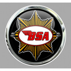 BSA  Sticker " Trompe l'oeil "vinyle laminé