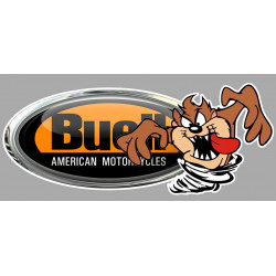 BUELL left TAZ laminated decal
