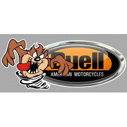 BUELL right TAZ laminated decal