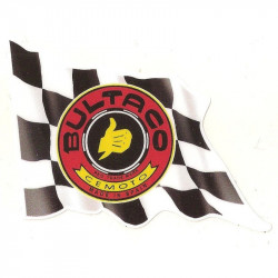 BULTACO  Flag gauche  Sticker vinyle laminé