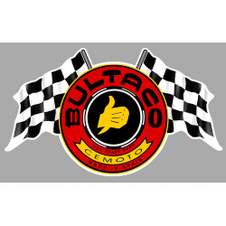 BULTACO  Flags  Sticker vinyle laminé