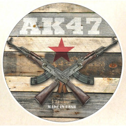 AK 47   Sticker UV 75mm