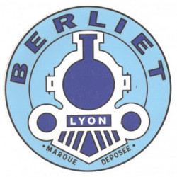 BERLIET Sticker vinyle laminé