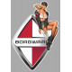 BORGWARD right Vintage Pin Up laminated decal