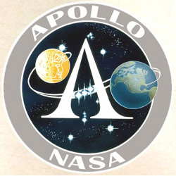 APOLLO NASA  Sticker vinyle laminé