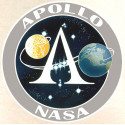 APOLLO NASA  Sticker vinyle laminé