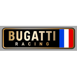 BUGATTI  Racing droit Sticker  vinyle laminé