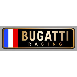 BUGATTI  Racing gauche Sticker  vinyle laminé
