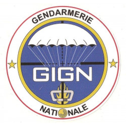 GIGN  Sticker vinyle laminé