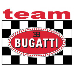 BUGATTI  Team laminated decal