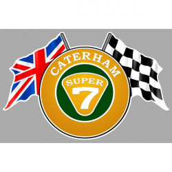 CATERHAM Flags laminated decal