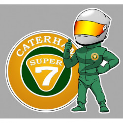 CATERHAM 7 Pilote droit  Sticker vinyle laminé